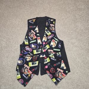 Vintage Style Elvis Presley Collage Waistcoat - Rock N' Roll Fan Apparel